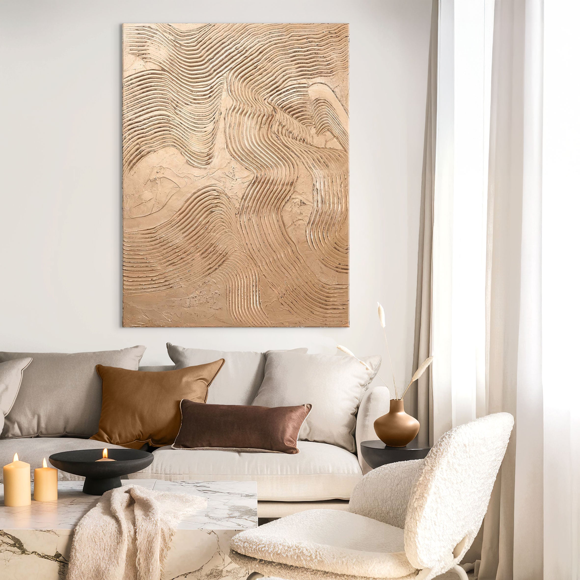 Metallic Brown | Design painting