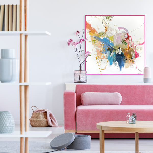 Confidential Pink | MIXED PAINTING