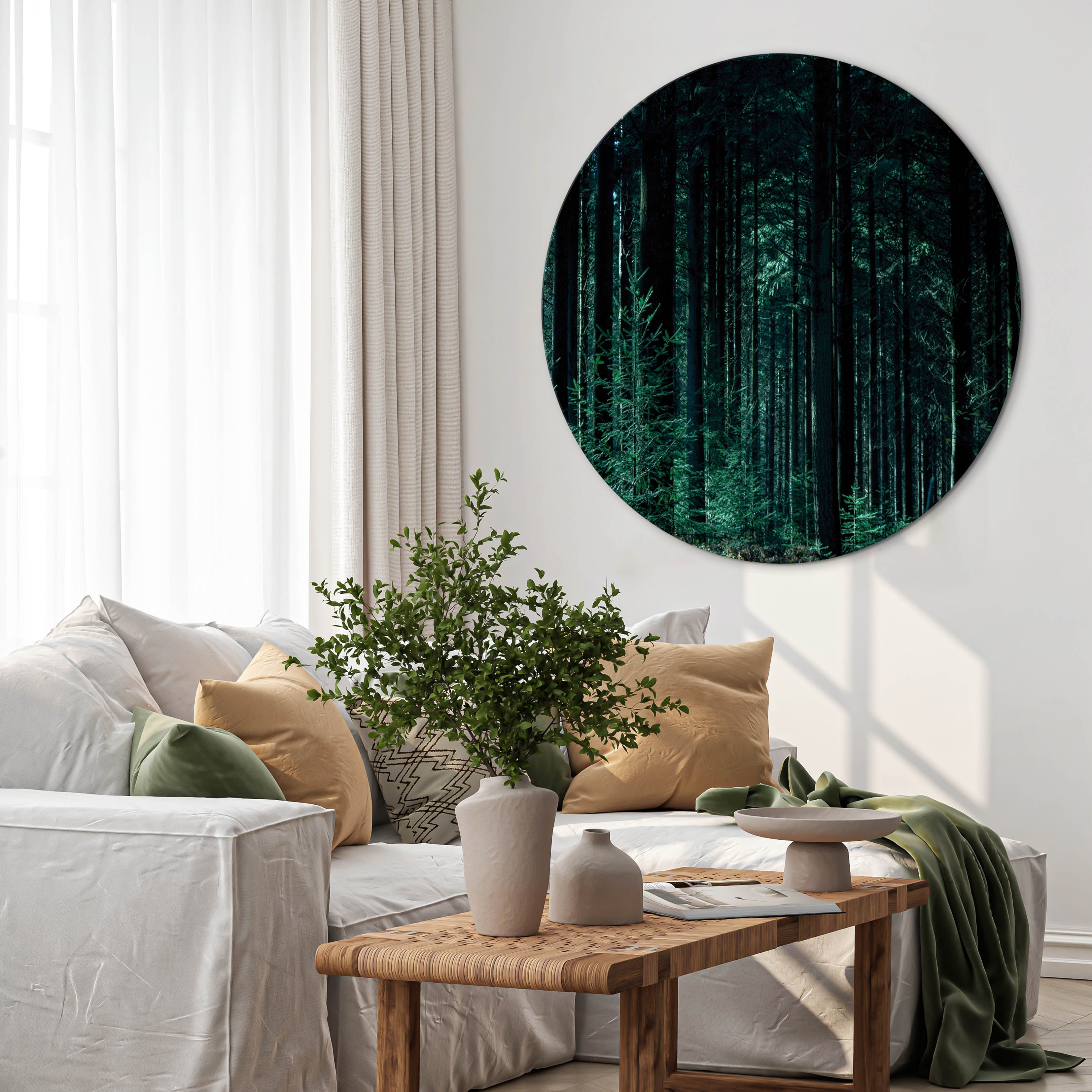 Deep Green | Circle Art