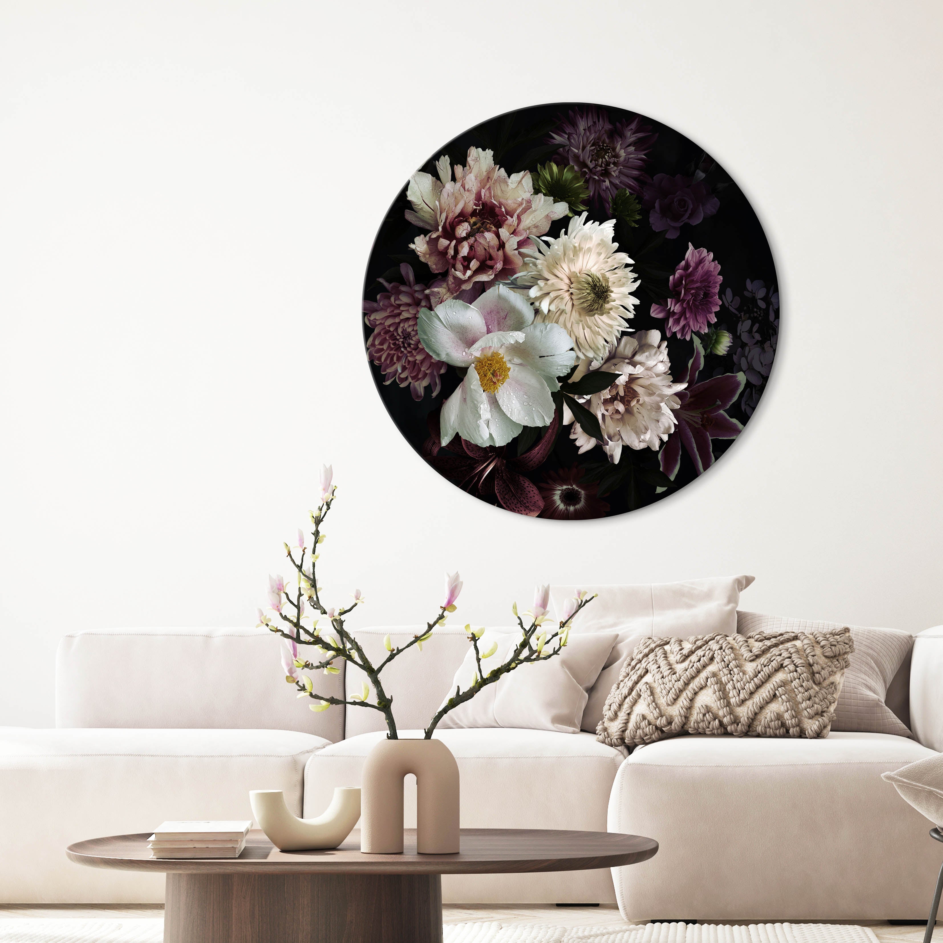 Floral Bouquet 1 | Circle Art