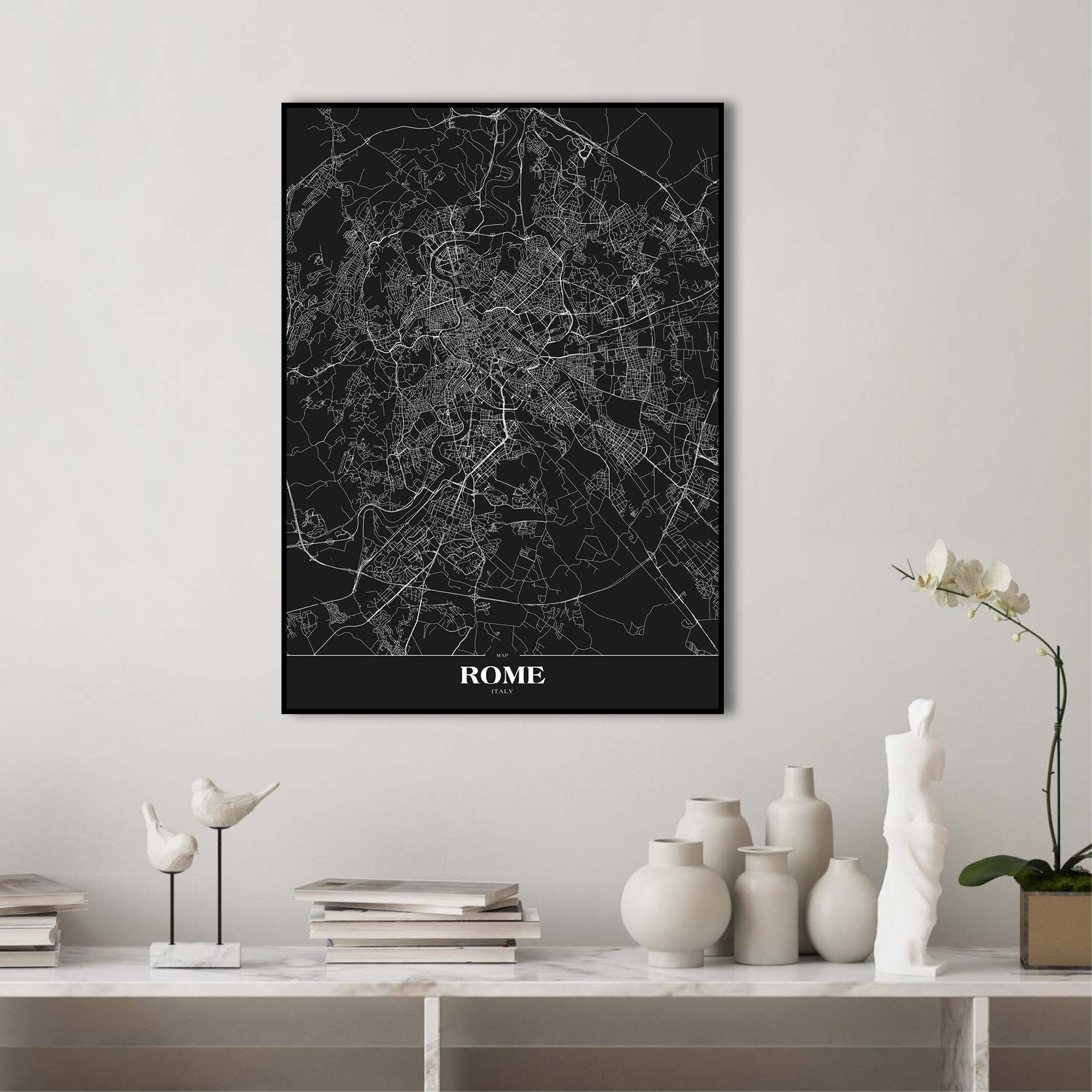 Rome Black | Poster board