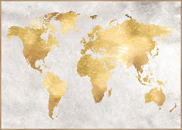 Gold World | Poster board