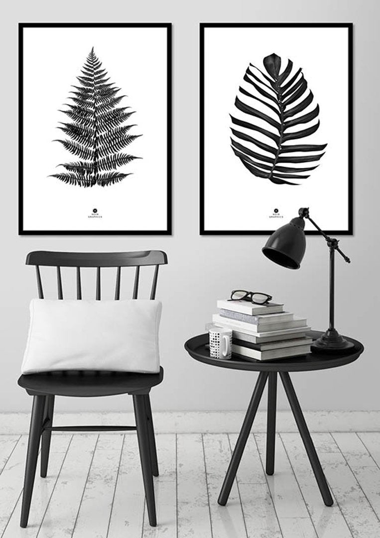 Jungle Leaf Black | POSTER