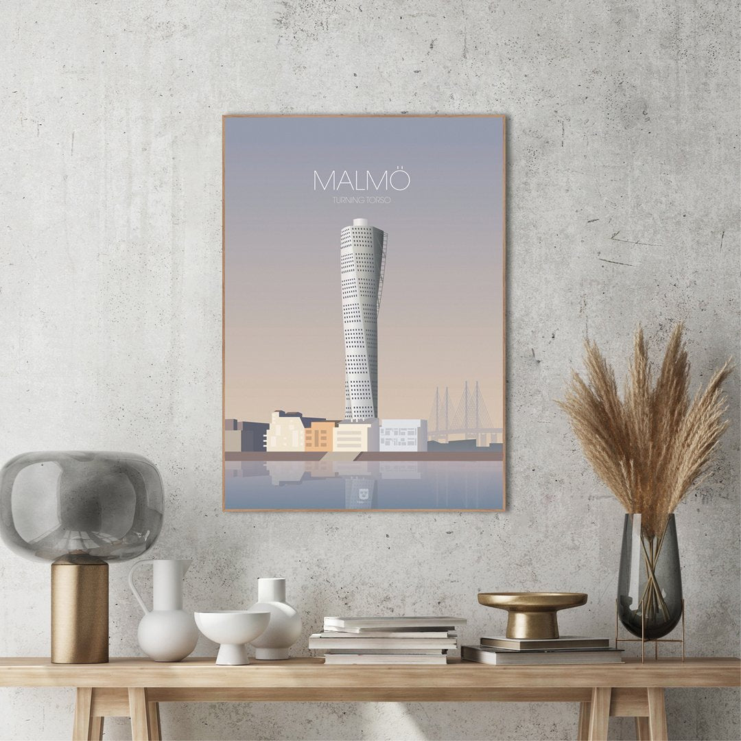 Malmö Turning Torso | Poster board