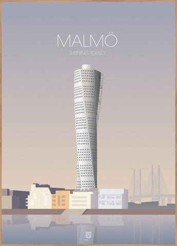 Malmö draaien torso | Poster