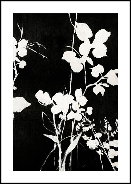 Silhouet Leaves 1 | Poster board